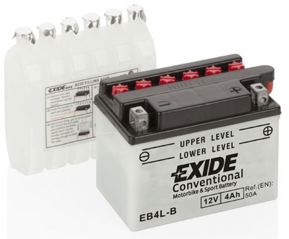 Акумуляторна батарея, АКБ EB4LB EXIDE