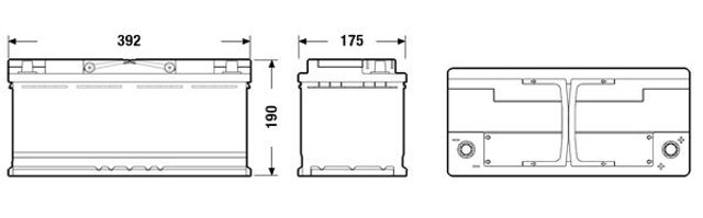 Авто акумулятор EK1060 EXIDE