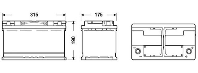 Акумулятор автомобільний EK820 EXIDE