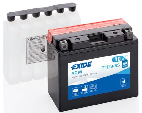 Батарея акумуляторна ET12BBS EXIDE