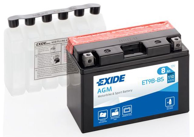 Акумулятор автомобільний ET9BBS EXIDE
