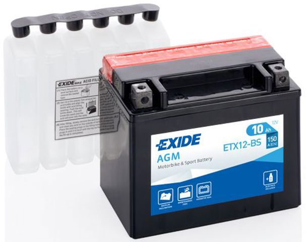 Акумуляторна батарея, АКБ ETX12BS EXIDE
