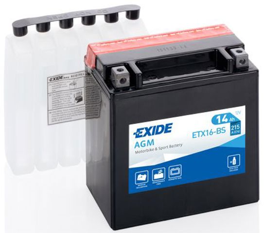 Батарея акумуляторна ETX16BS EXIDE