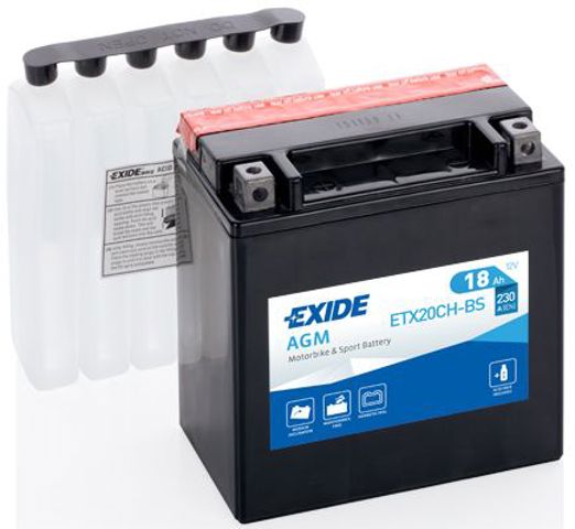 Батарея акумуляторна ETX20CHBS EXIDE