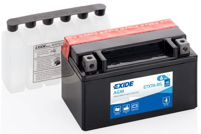 Акумулятор автомобільний ETX7ABS EXIDE