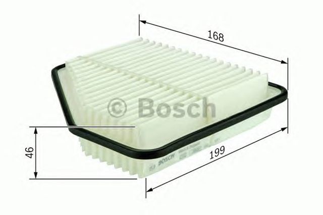 Bosch honda фільтр повітряний civic 1,4 06- F026400132