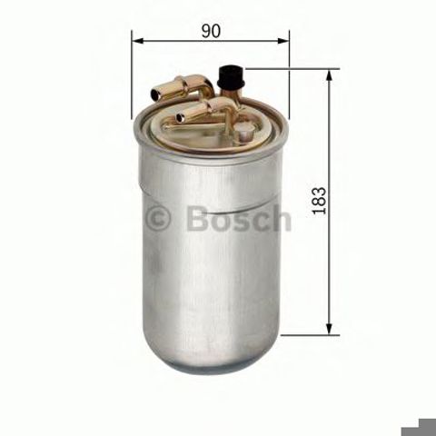 Bosch n2051 opel фільтр палива (дизель) corsa d 1.3cdti 06- F 026 402 051