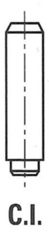 Втулка клапана направляющая, in [37,5 x 6 x 12,57] g std, mb a (w168/w169), b (w245), vaneo (414)  97-12 G11057