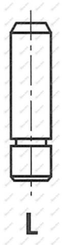 Втулка клапана направляющая, opel movano  2.8, 99-01 G2269