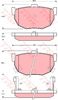 Задні гальмівні колодки GDB1010 TRW