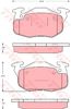 Колодки гальмівні передні, дискові GDB1615 TRW