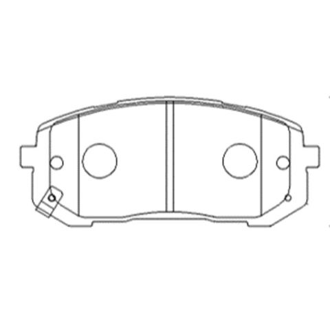 Колодки передні GK1509 CTR