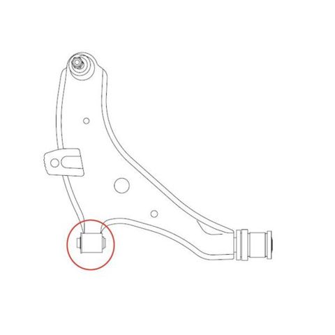 Сайлентблок переднього важеля GV1027 CTR