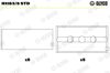 Вкладиші коленвала, корінні, комплект, стандарт (STD) H11635STD GLYCO