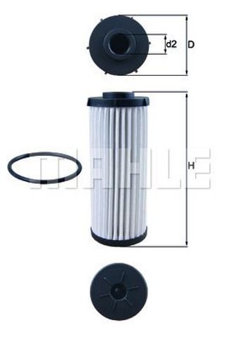 Фільтр АКПП HX139D MAHLE