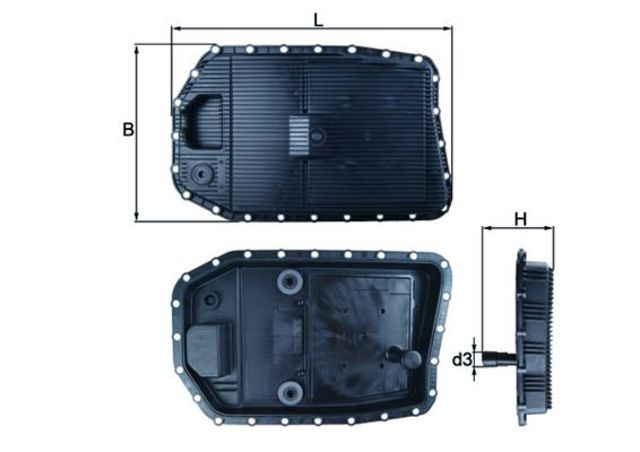 Піддон АКПП HX154 MAHLE