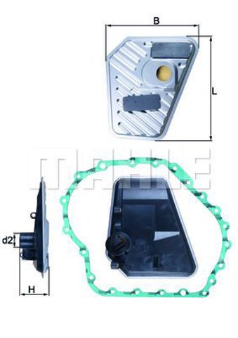Гідравлічний фільтр, автоматична коробка передач HX 168D