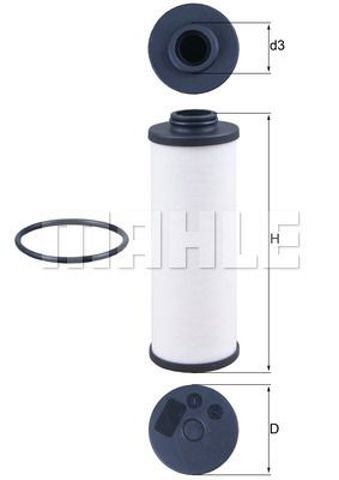 Масло АКПП HX186D MAHLE
