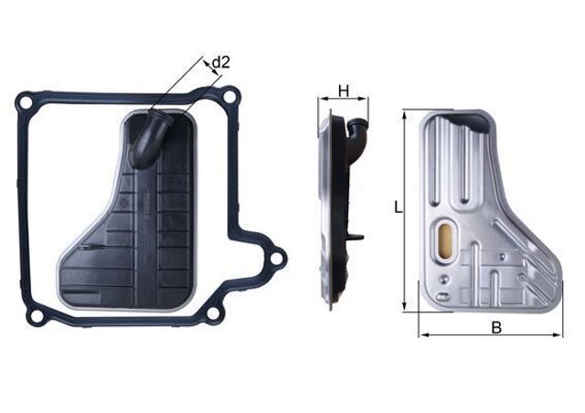 Фільтр автоматичної коробки перемикання передач HX264D MAHLE