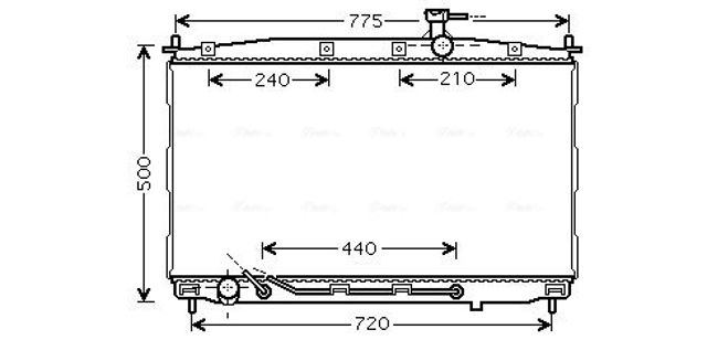 Радіатор HY2174 AVA