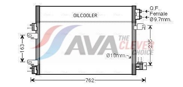 Трубопроводи і радіатор кондиціонера JE5060D AVA