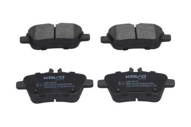 Задні гальмівні колодки KBP6619 KAVO PARTS