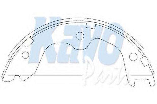 Гальмівні колодки ручника KBS7408 KAVO PARTS