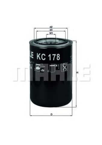 Фільтр паливний високого тиску daf 95xf KC 178