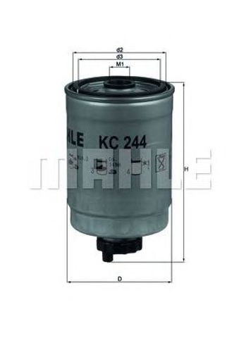 Elg5413 фільтр палива ( аналогwf8383/kc244) KC 244
