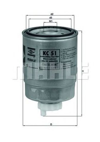 Bosch ,n4321 фільтр паливний диз, peugeot 106 1,5d 96- citroen fiat KC 51
