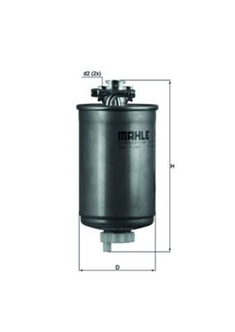 Фільтр паливний KL75 MAHLE