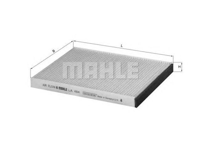 Повітряний фільтр салону LA484 MAHLE