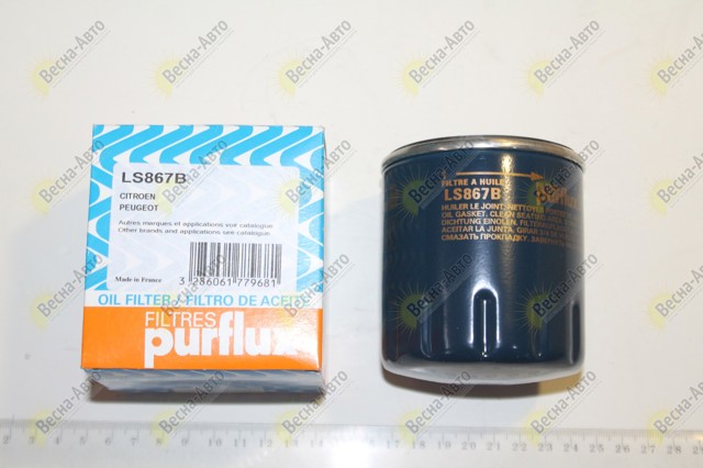 Фільтр масляний LS867B PURFLUX