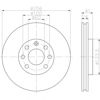 Диск гальмівний передній MDC692 MINTEX