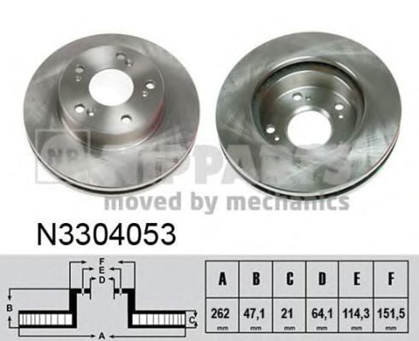Тормозной диск N3304053