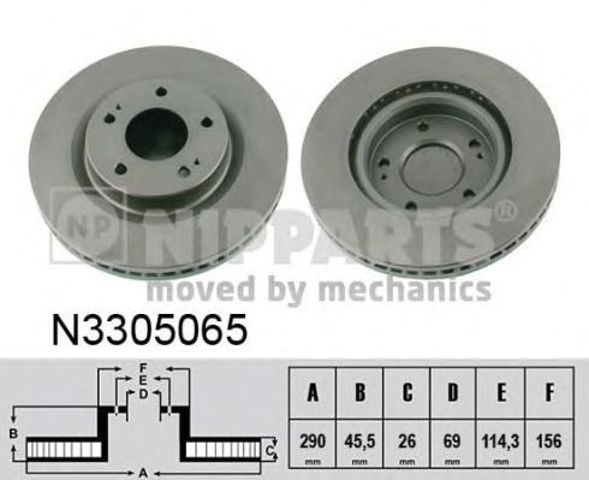 Тормозной диск N3305065