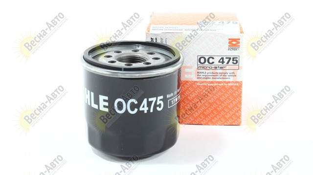 Масляний фільтр двигуна OC475 MAHLE
