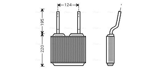 Теплообмінник OL6132 AVA