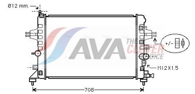 Радіатор OLA2363 AVA