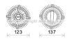 Гідромуфта приводу вентилятора OLC557 AVA