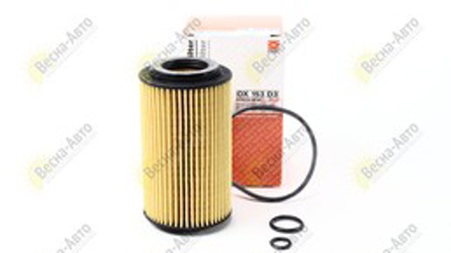 Фільтр масляний грубої очистки (повнопотоковий ф.) OX153D3 MAHLE