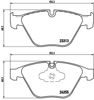 Колодки гальмівні передні, дискові P06055X BREMBO