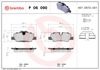 Задні колодки P06090 BREMBO