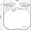 Колодки гальмівні передні, дискові P06106 BREMBO