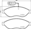 Колодки гальмівні передні, дискові P23144 BREMBO