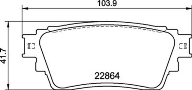 Колодки гальмівні задні, дискові P54063 BREMBO