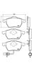 Колодки гальмівні передні, дискові P85060 BREMBO