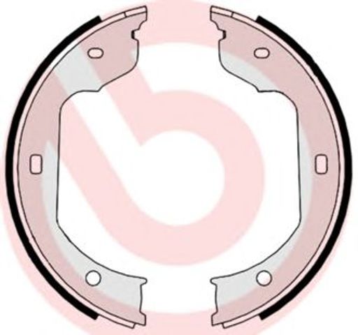 Гальмівні колодки гальма стоянки S06511 BREMBO
