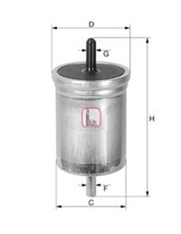 Фільтр тонкого очищення палива S1562B SOFIMA
