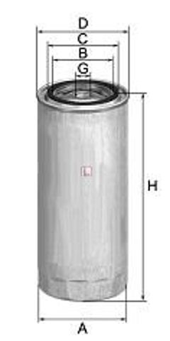 Фільтр паливний mb 100 88-96, w123 77-85 (вир-во denckermann) S2610NR